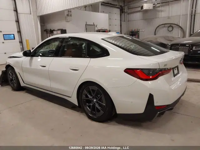 2025 BMW I4 Xdrive40 Gran Coupe VIN WBY43HD06SFV60993 фото 3