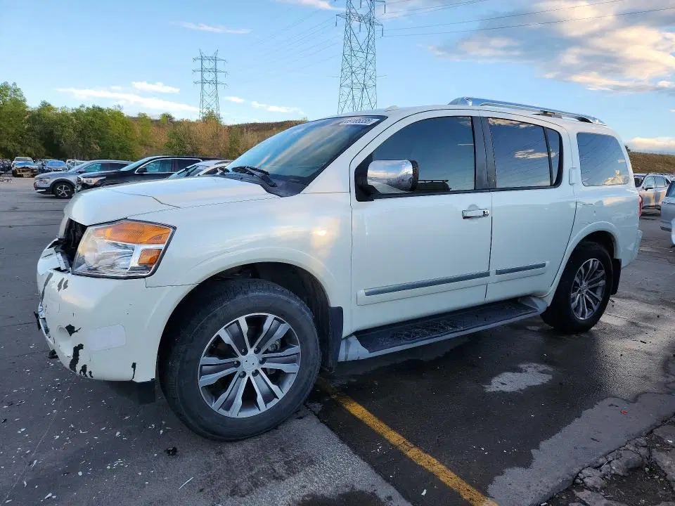 5N1AA0NCXFN600178 — 2015 Nissan Armada, Передняя часть (Front End), фото до ремонта
