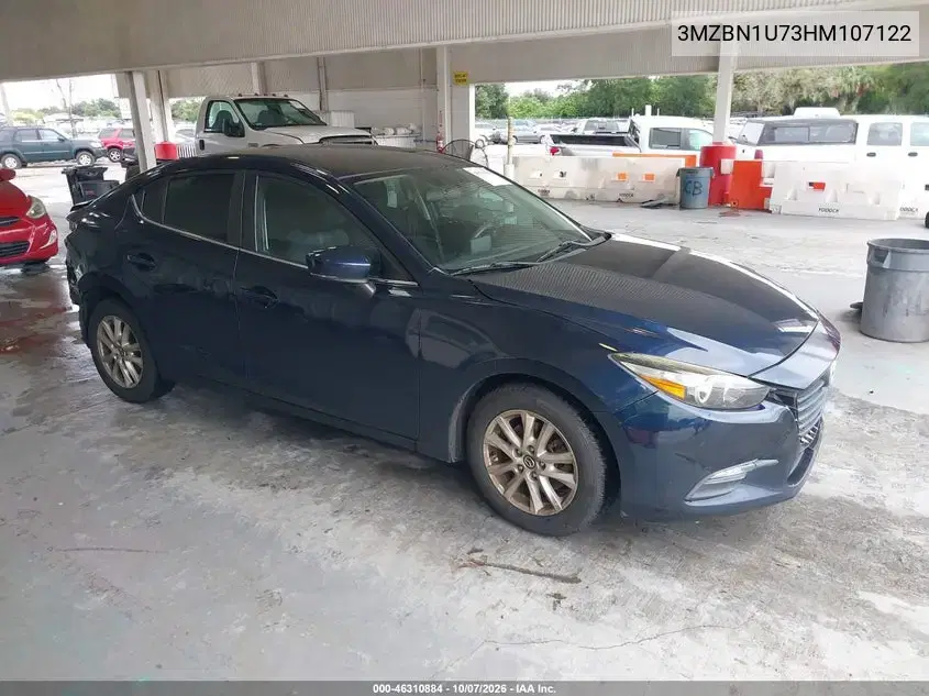 3MZBN1U73HM107122 — 2017 Mazda 3, задняя часть, фото до ремонта