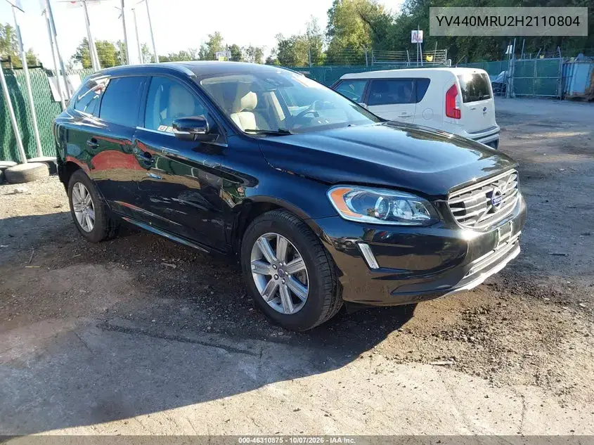 YV440MRU2H2110804 — 2017 Volvo XC60, Правая сторона, фото до ремонта