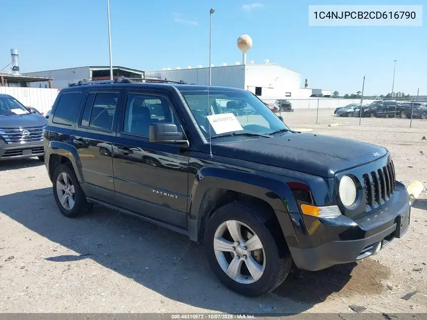 1C4NJPCB2CD616790 — 2012 Jeep Liberty (Patriot), ходовая часть, фото до ремонта