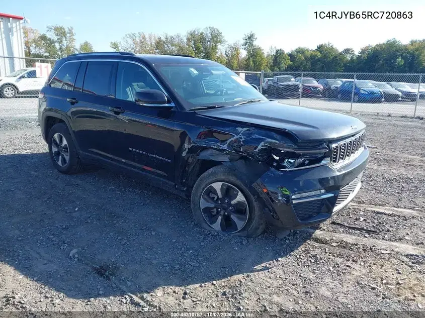 1C4RJYB65RC720863 — 2024 Jeep Grand Cherokee, Спереди справа, фото до ремонта
