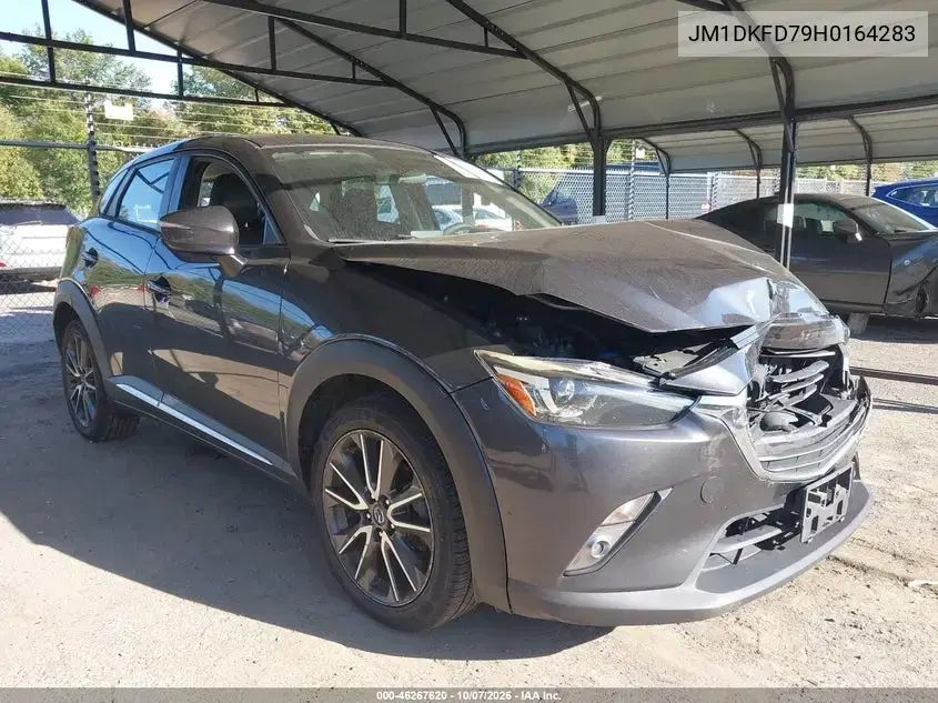 JM1DKFD79H0164283 — 2017 Mazda CX-3, Передняя часть, фото до ремонта