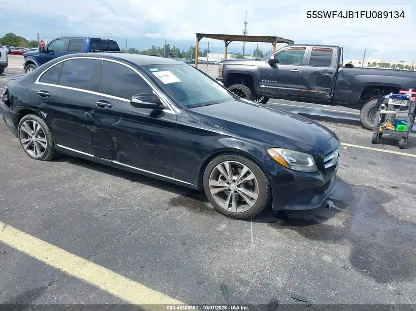 55SWF4JB1FU089134 — 2015 Mercedes C-klasse, Правая сторона, фото до ремонта