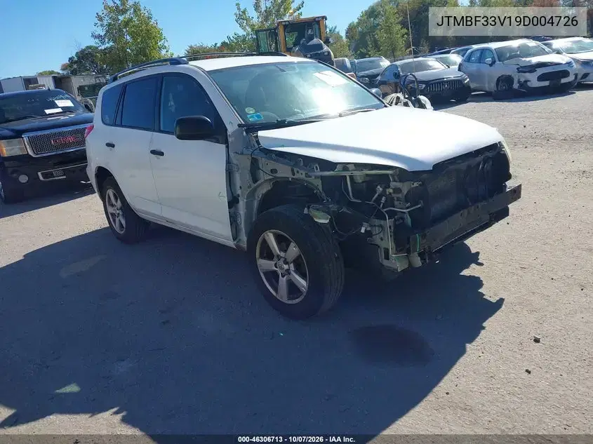 JTMBF33V19D004726 — 2009 Toyota RAV 4, передняя часть, фото до ремонта