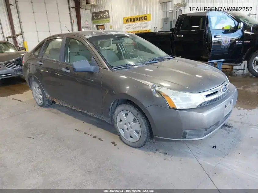1FAHP3EN7AW262252 — 2010 Ford Focus, Повреждение крыши, фото до ремонта