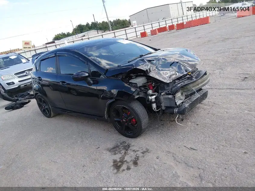3FADP4GX3HM165904 — 2017 Ford Fiesta, передняя часть, фото до ремонта