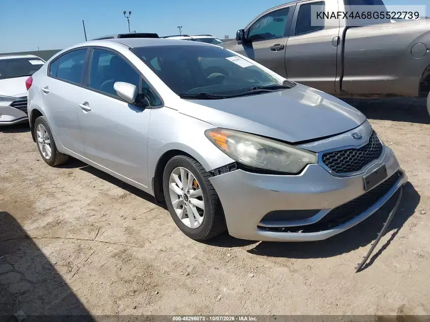 KNAFX4A68G5522739 — 2016 Kia Forte, Передний левый, фото до ремонта
