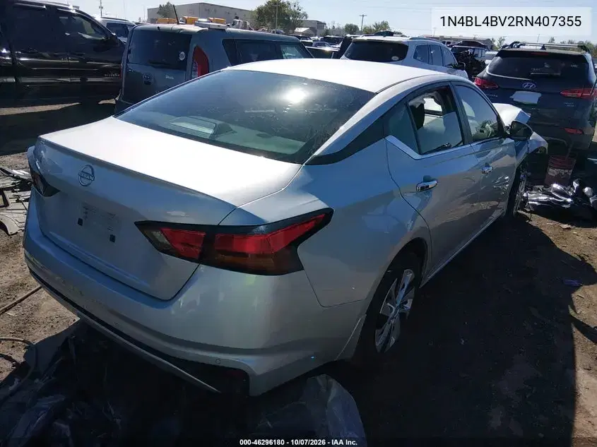 2024 Nissan Altima S Fwd VIN 1N4BL4BV2RN407355 фото 4