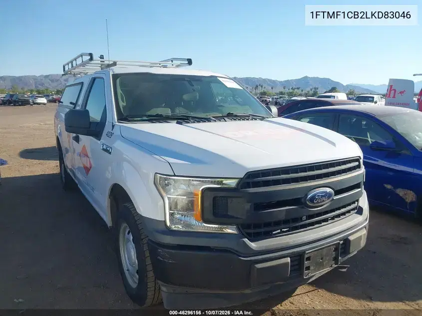 1FTMF1CB2LKD83046 — 2020 Ford F-150, естественный износ, фото до ремонта
