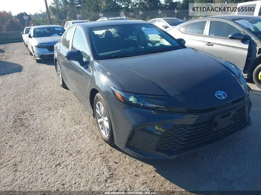 4T1DAACK4TU265580 — 2026 Toyota Camry, Сзади слева, фото до ремонта