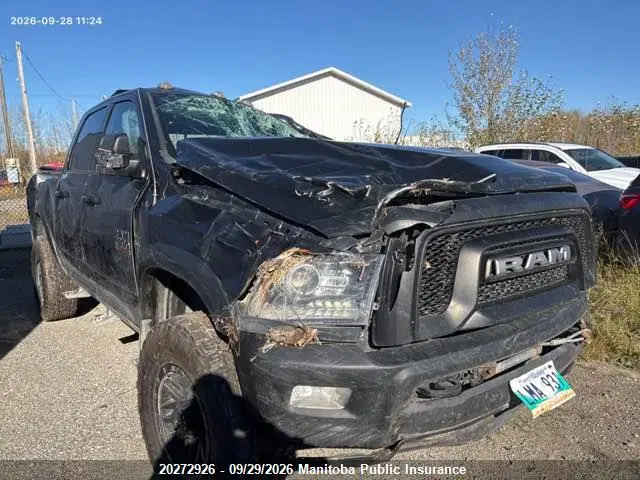 3C6TR5EJ0JG115204 — 2018 Dodge RAM 2500 Power Wagon Crew Cab, Roll Over, фото до ремонта