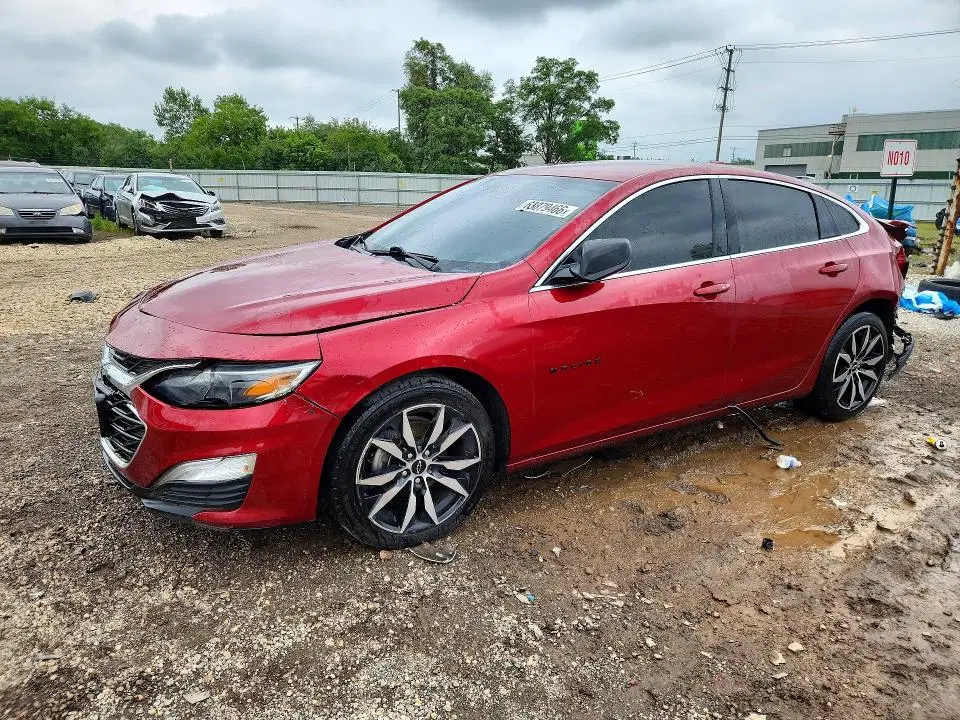 1G1ZG5ST4MF066635 — 2021 Chevrolet Malibu, Задняя часть, фото до ремонта
