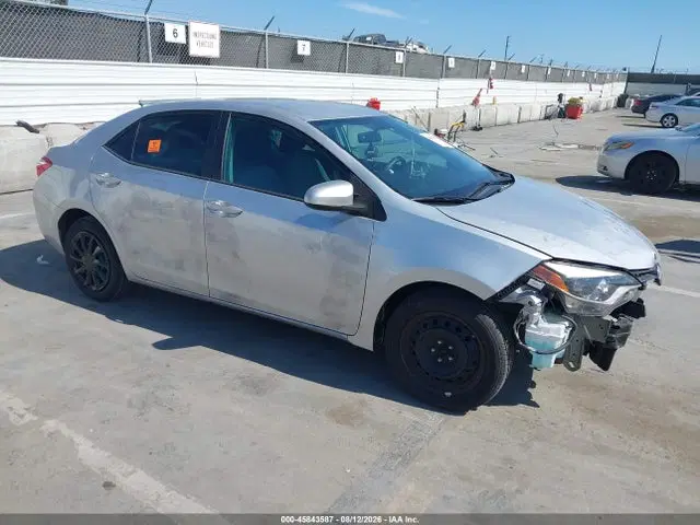 5YFBURHE5FP305431 — 2015 Toyota Corolla LE, Theft, фото до ремонта