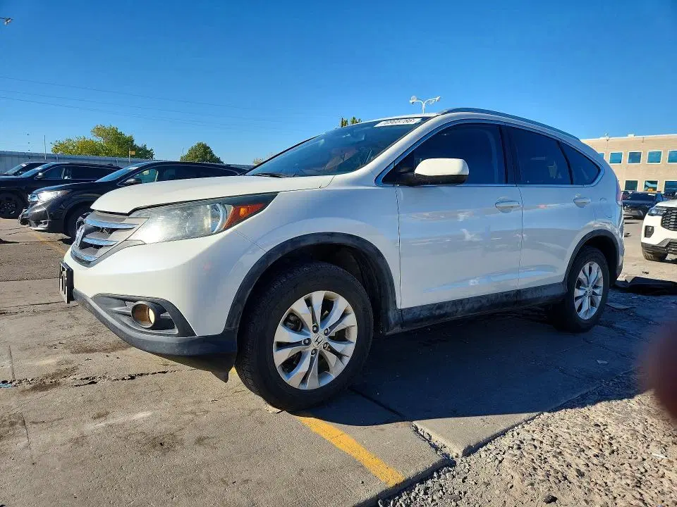 5J6RM4H75EL040983 — 2014 Honda CR-V, Боковая часть, фото до ремонта