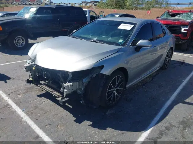2022 Toyota CAMRY SE VIN 4T1G11AK9NU028070 фото 2