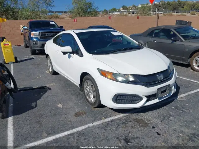 2HGFG3B8XEH515974 — 2014 Honda Civic EX, Rear, фото до ремонта