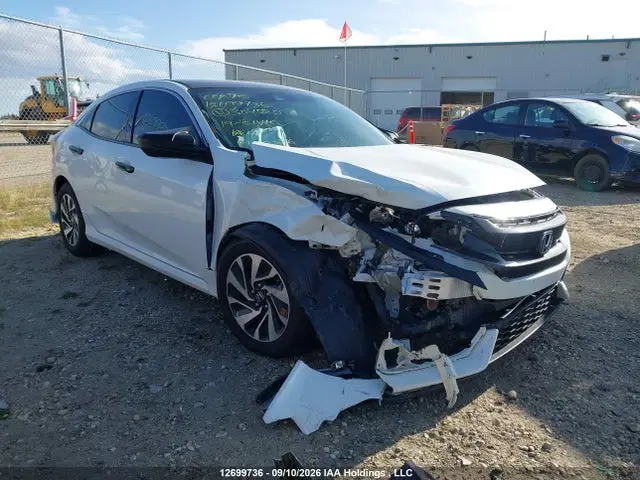 SHHFK7H33KU304020 — 2019 Honda Civic LX, Front, фото до ремонта