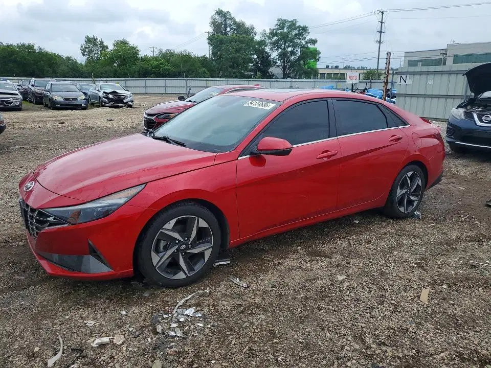 2021 HYUNDAI ELANTRA VIN 5NPLP4AG9MH036175 фото 2
