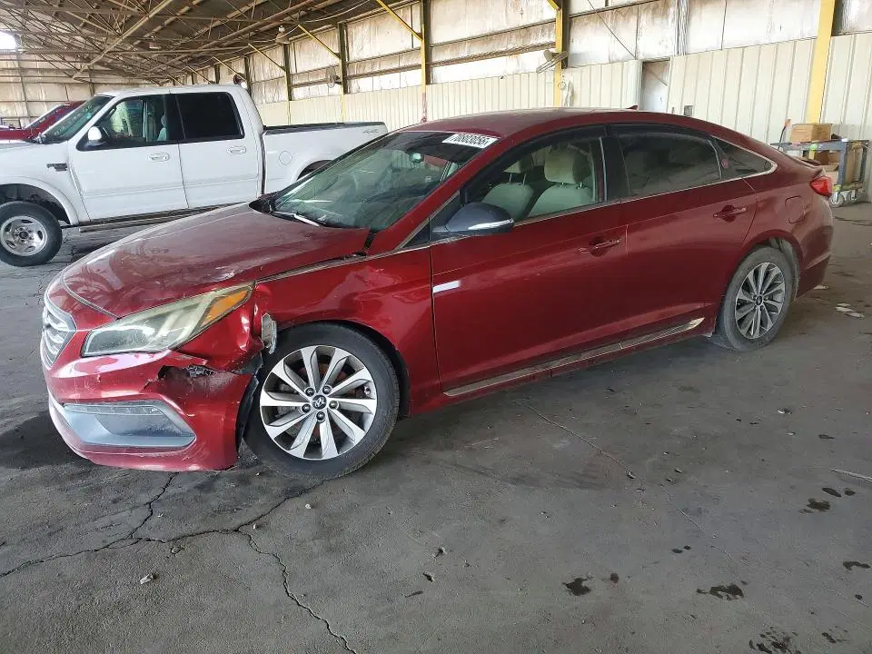 5NPE34AF6GH326065 — 2016 Hyundai Sonata, Front End, фото до ремонта
