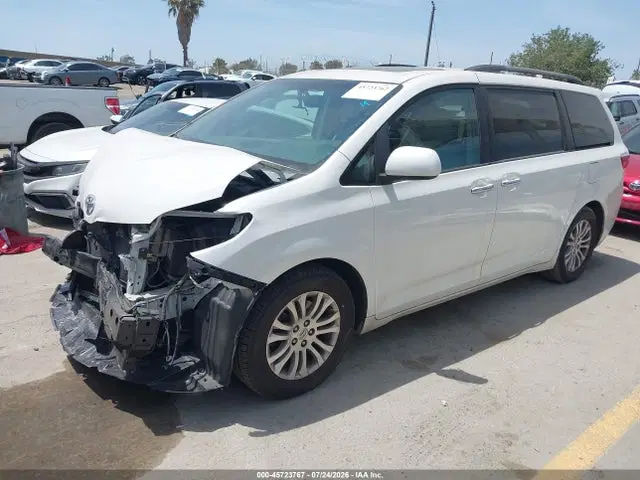2015 Toyota Sienna Xle 8 Passenger VIN 5TDYK3DC4FS671440 фото 2