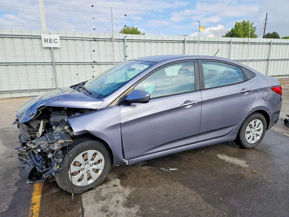 KMHCT4AE4FU935122 — 2015 Hyundai Accent, FRONT END, фото до ремонта