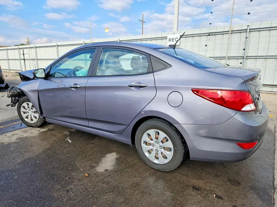 2015 HYUNDAI ACCENT VIN KMHCT4AE4FU935122 фото 2