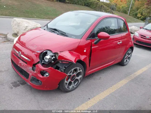 2016 Fiat 500 SPORT VIN 3C3CFFBR4GT201654 фото 2