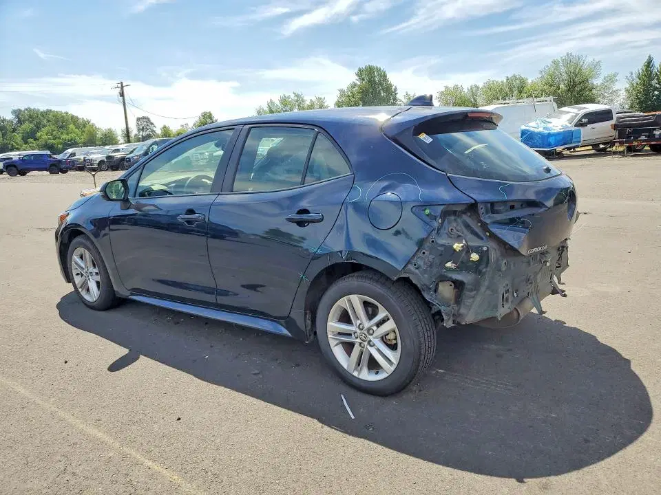 2021 Toyota COROLLA HATCHBACK VIN JTND4MBE9M3125973 фото 2