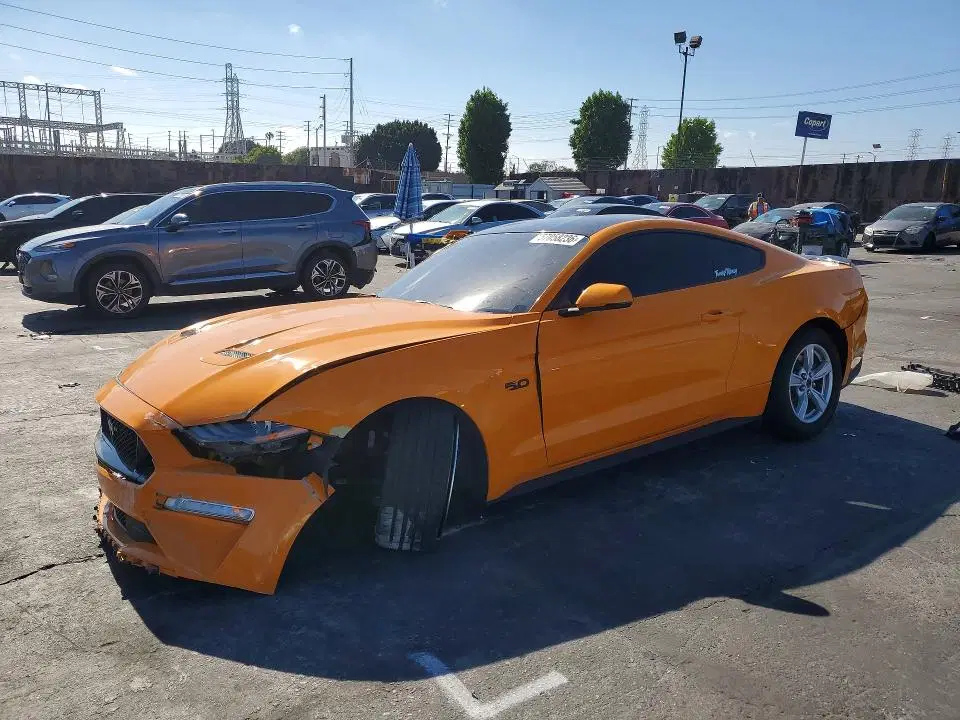 1FA6P8CF7K5158254 — 2019 Ford Mustang, Side, фото до ремонта