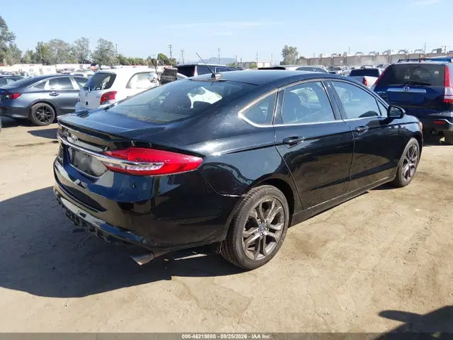 2018 Ford FUSION S VIN 3FA6P0G79JR195239 фото 4