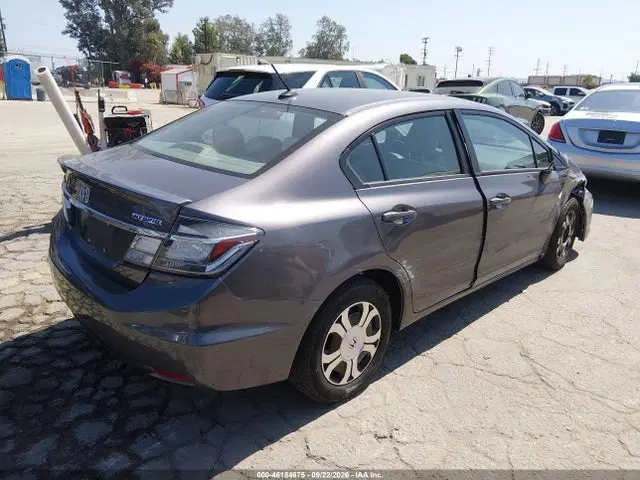 2014 Honda CIVIC HYBRID VIN 19XFB4F25EE200598 фото 4