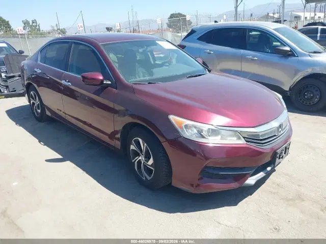 1HGCR2F33GA094414 — 2016 Honda Accord LX, Left Rear, фото до ремонта