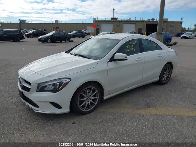 2018 Mercedes Benz Cla250 4matic VIN WDDSJ4GB2JN615776 фото 2