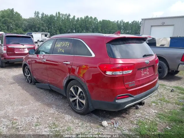 2017 KIA SORENTO EX VIN 5XYPHDA53HG304647 фото 3