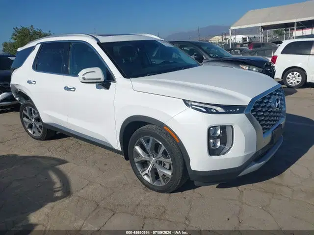 KM8R34HE0LU094136 — 2020 Hyundai Palisade SEL, Задняя часть (Rear), фото до ремонта