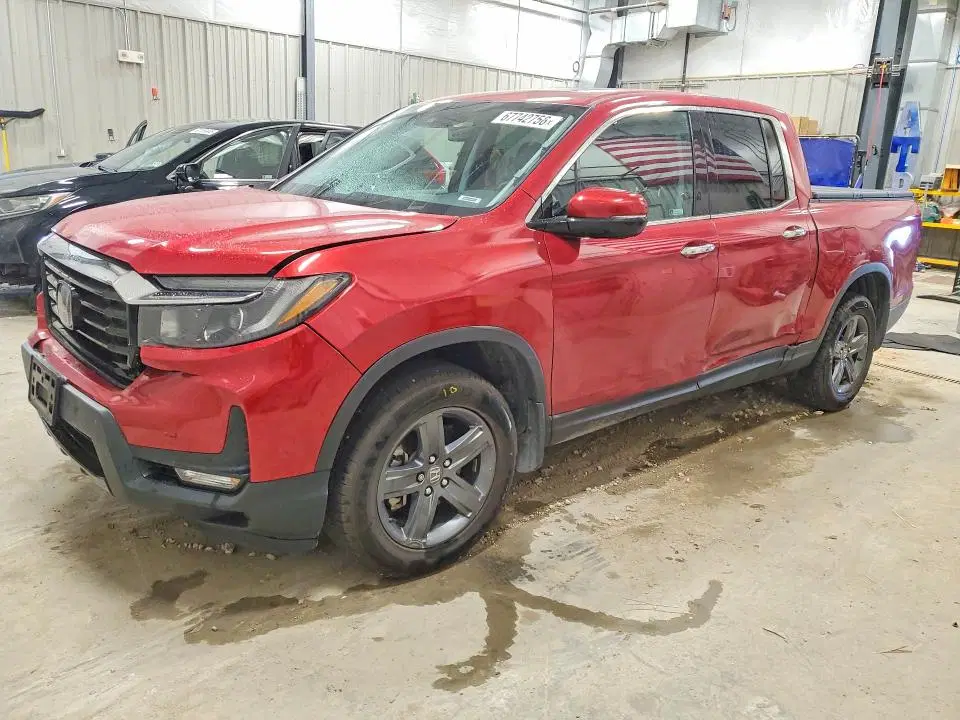 5FPYK3F70NB018162 — 2022 Honda Ridgeline, Передняя часть (Front End), фото до ремонта