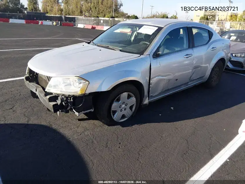 2010 Dodge Avenger Sxt VIN 1B3CC4FB5AN203721 фото 3