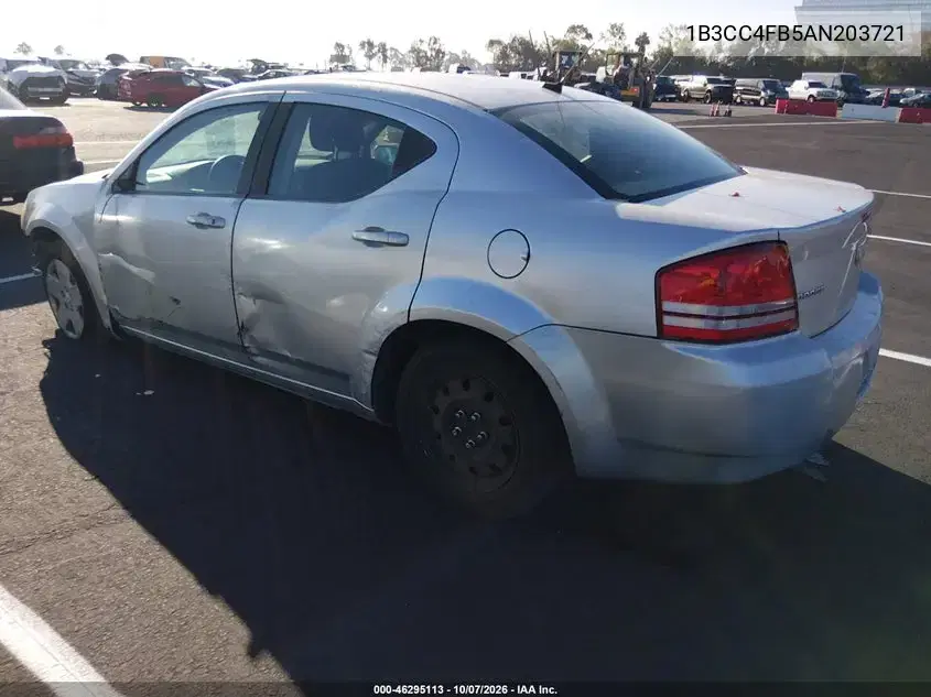2010 Dodge Avenger Sxt VIN 1B3CC4FB5AN203721 фото 4