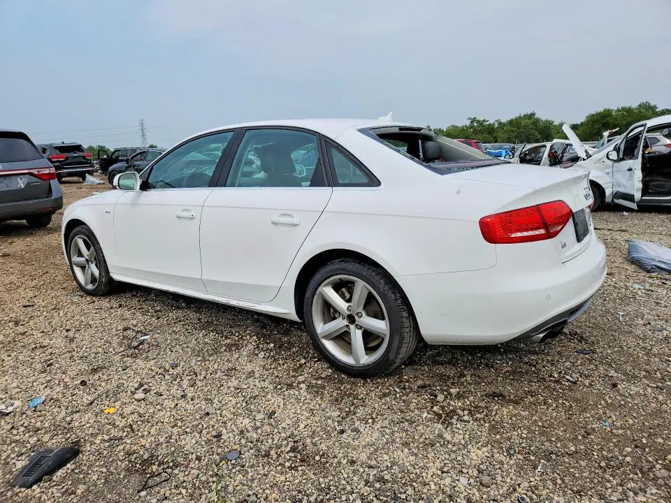 2012 AUDI A4 VIN WAUFFAFL7CN004731 фото 2