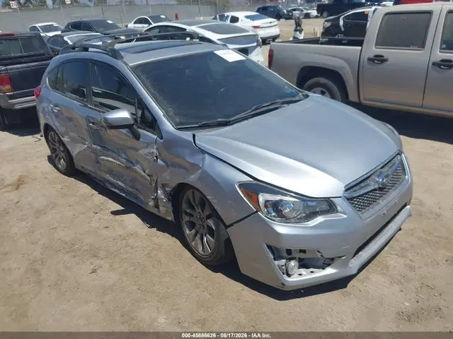 JF1GPAS67G8320080 — 2016 Subaru Impreza 2.0I Sport Premium, Right Side, фото до ремонта