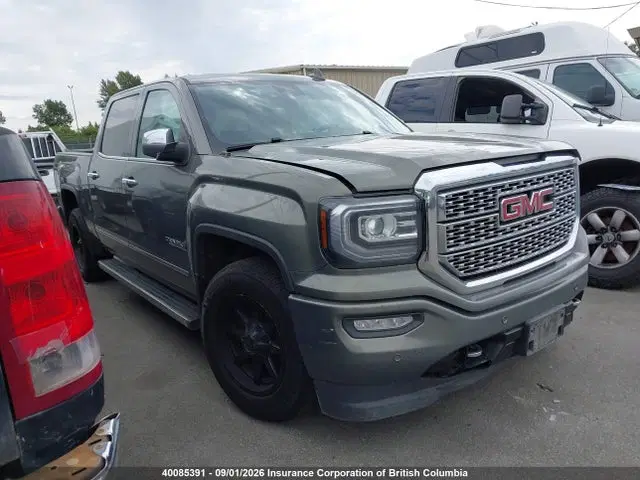 3GTU2PEJ6HG226055 — 2017 GMC Sierra K1500 DENALI, Left Front, фото до ремонта