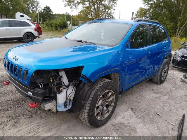 2021 Jeep Cherokee Trailhawk VIN 1C4PJMBX7MD193758 фото 2