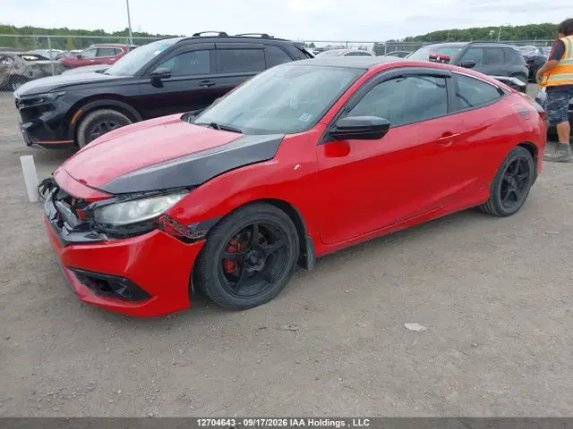 2018 Honda Civic VIN 2HGFC4B6XJH400429 фото 2