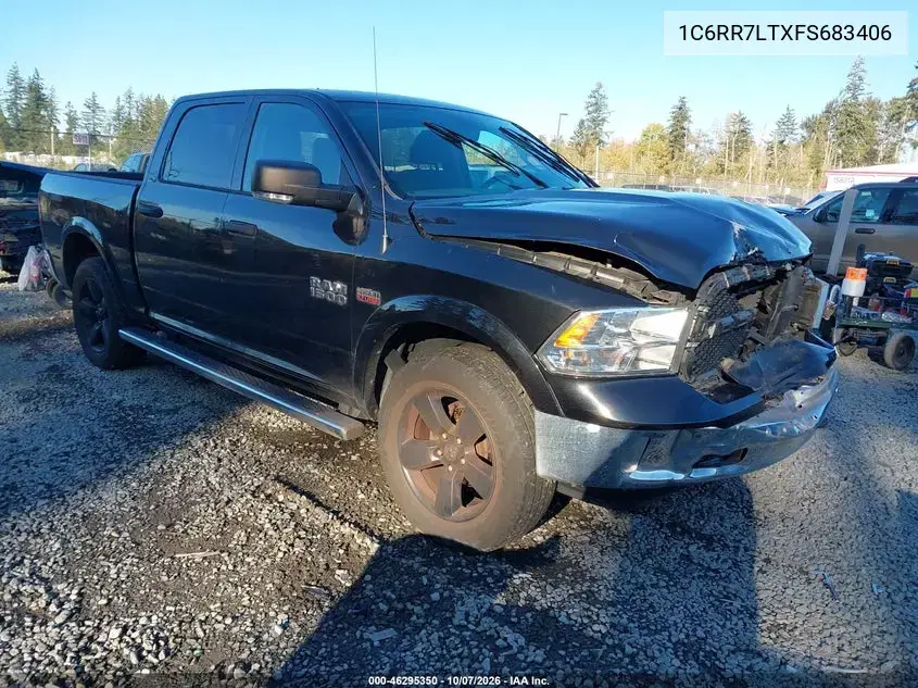 2015 Ram 1500 Outdoorsman VIN 1C6RR7LTXFS683406 фото 2