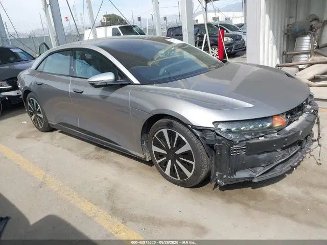 50EA1GBA8PA003311 — 2023 Lucid Air Grand Touring, Передняя часть, фото до ремонта