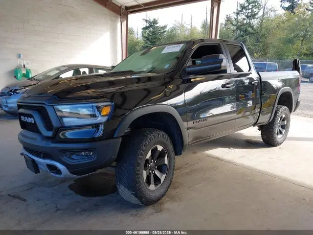 2019 RAM 1500 Sport/rebel VIN 1C6SRFET5KN682410 фото 2