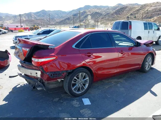 2017 Toyota CAMRY SE VIN 4T1BF1FKXHU678308 фото 4