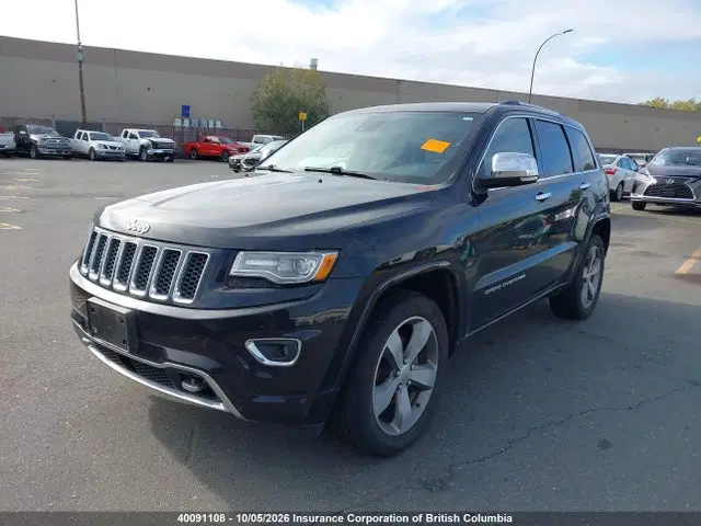 2014 Jeep Grand Cherokee Overland VIN 1C4RJFCG6EC498324 фото 2