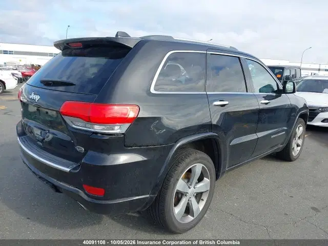 2014 Jeep Grand Cherokee Overland VIN 1C4RJFCG6EC498324 фото 4
